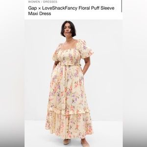 NWT Gap x LoveShackFancy Maxi dress WITH POCKETS